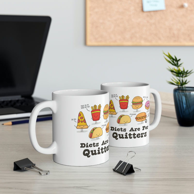 Load image into Gallery viewer, Diets Are For Quitters Mug
