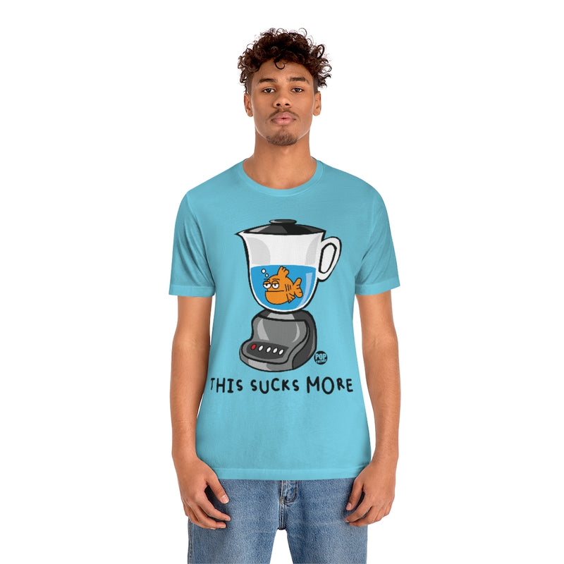 Load image into Gallery viewer, This Sucks More Goldfish Unisex Tee

