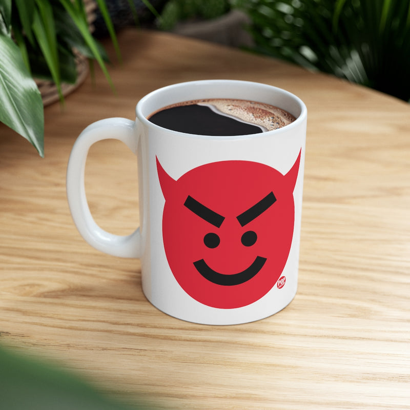 Load image into Gallery viewer, Devil Smiley Face Mug
