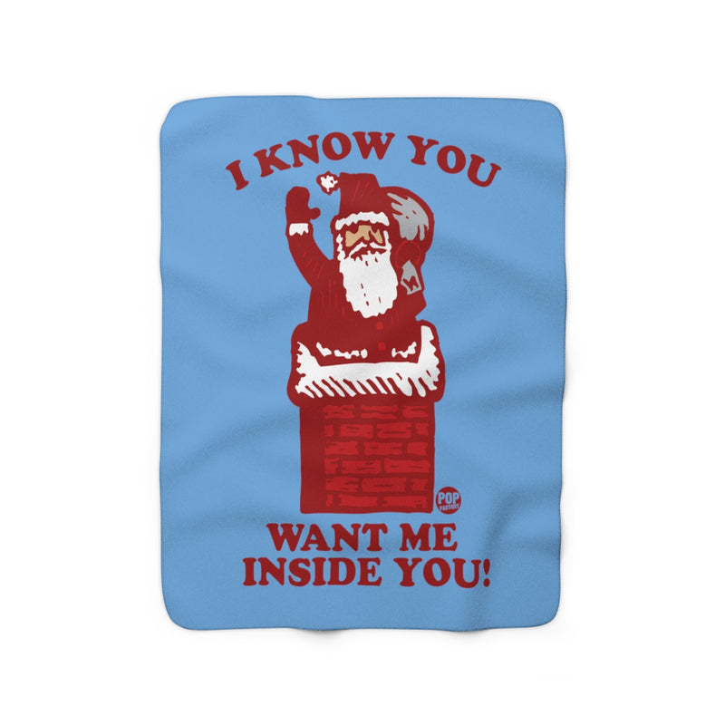 Load image into Gallery viewer, Santa Inside You Chimney Blanket
