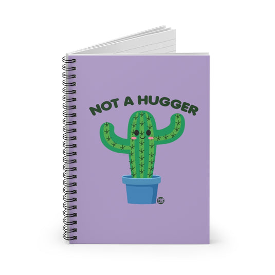 Not A Hugger Cactus Notebook