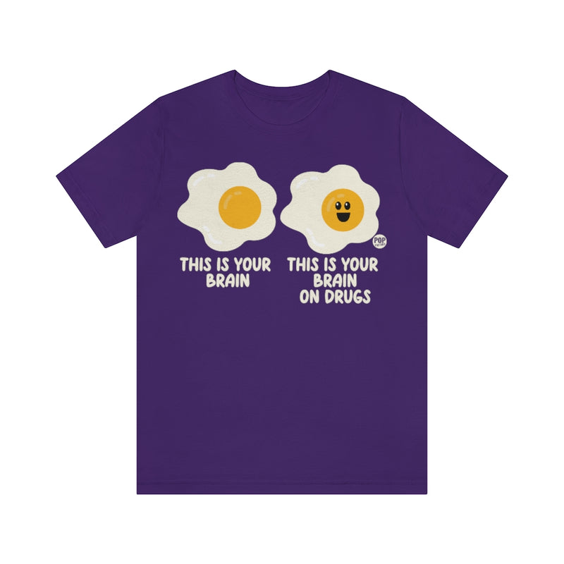 Load image into Gallery viewer, Brain On Drugs Egg Unisex Tee
