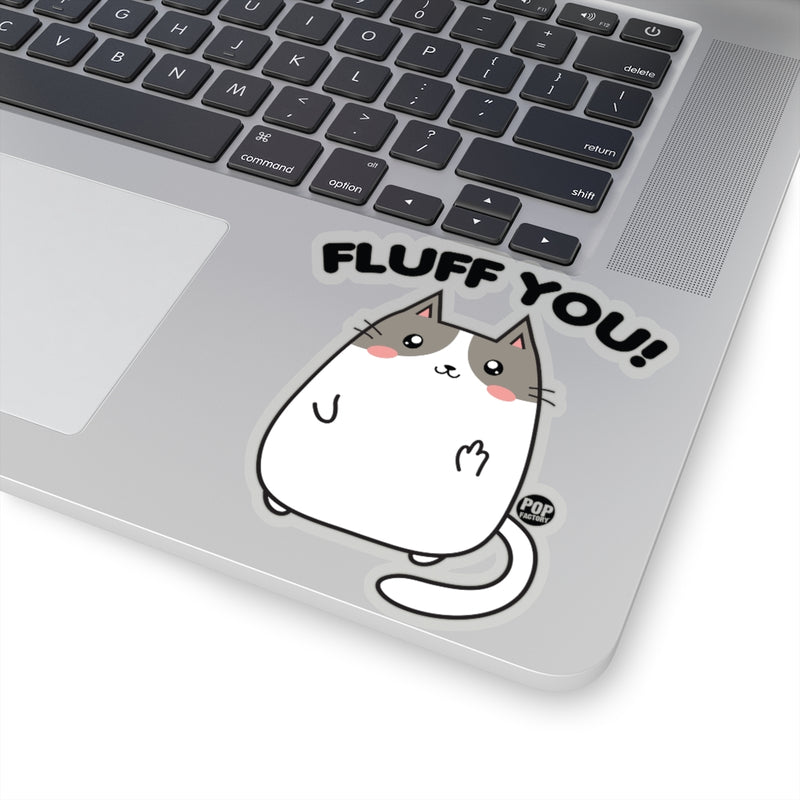 Load image into Gallery viewer, Fluff You Cat Sticker

