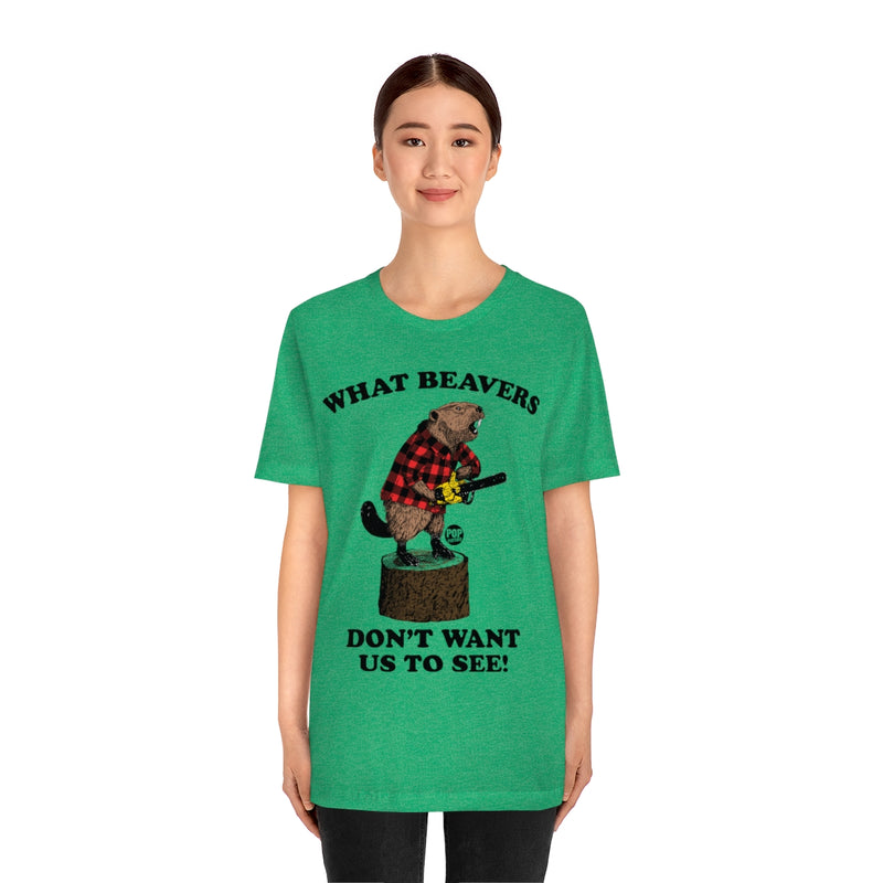 Load image into Gallery viewer, Beaver Chainsaw Unisex Tee
