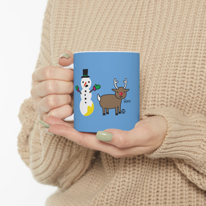 Load image into Gallery viewer, Reindeer Pee Snowman Mug
