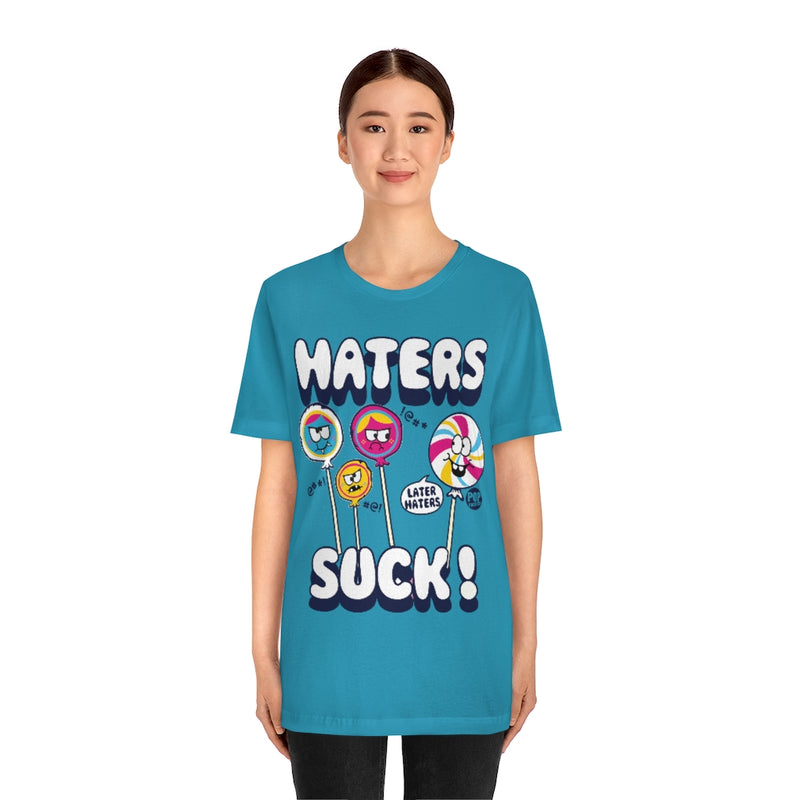Load image into Gallery viewer, Haters Suck Lolipops Unisex Tee
