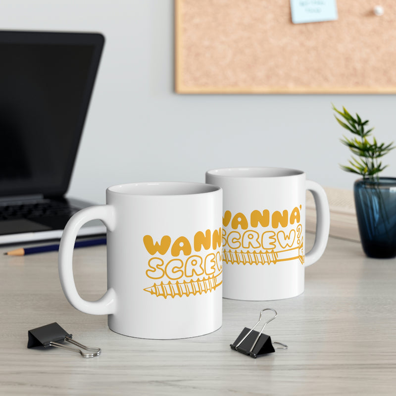 Load image into Gallery viewer, Wanna&#39;  Screw? coffee  Mug
