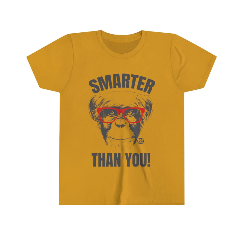Load image into Gallery viewer, Smarter Than You Monkey Youth Short Sleeve Tee

