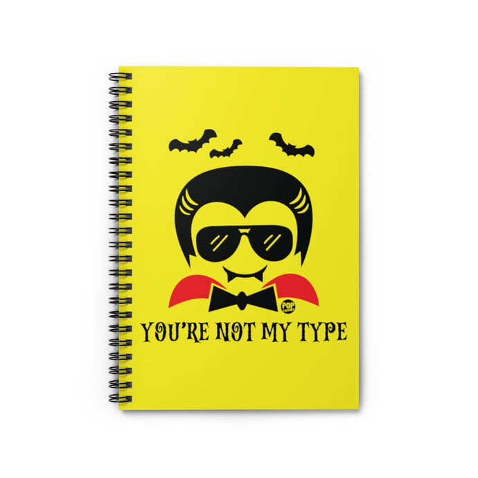 Not My Type Dracula Notebook