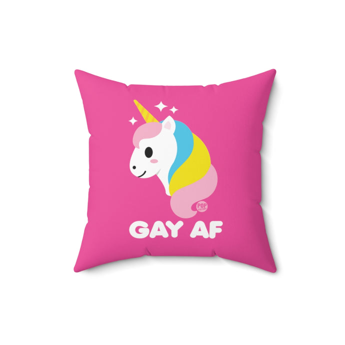 Gay AF Unicorn Pillow