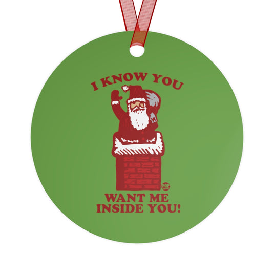 Santa Inside You Chimney Ornament