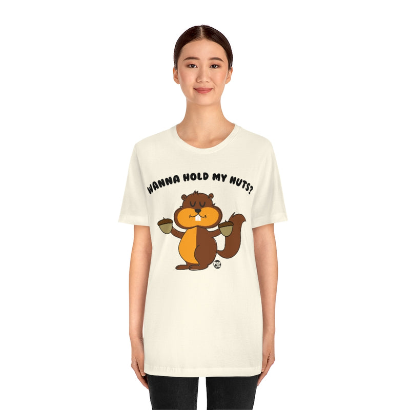 Load image into Gallery viewer, Wanna Hold My Nuts Unisex Tee
