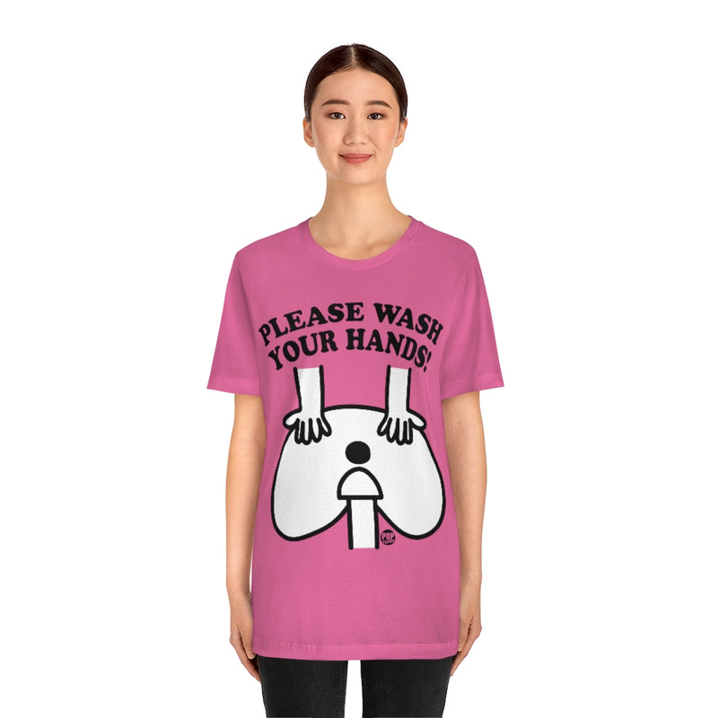 Load image into Gallery viewer, Please Wash Your Hands Butt Unisex Tee
