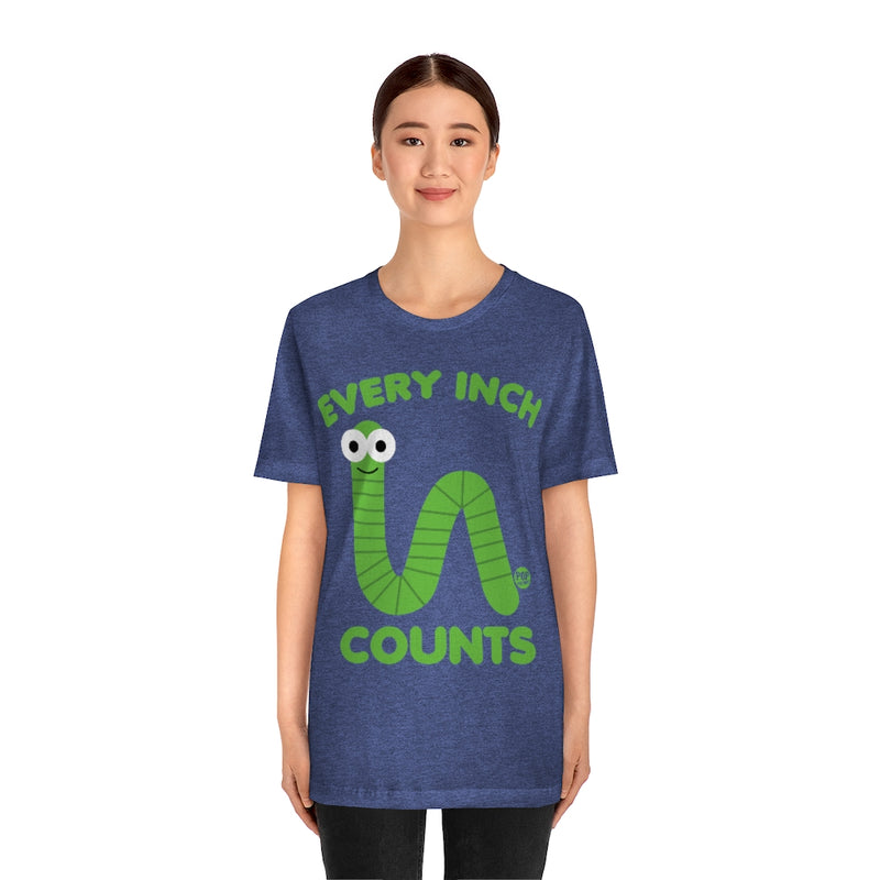 Load image into Gallery viewer, Every Inch Counts Worm Unisex Tee

