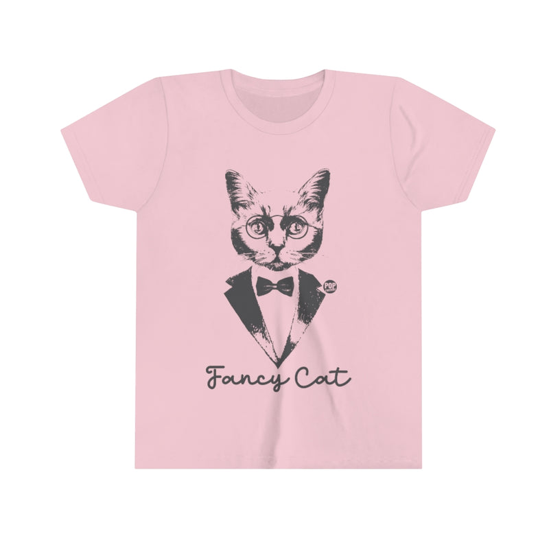 Load image into Gallery viewer, Fancy Cat Tux Youth Short Sleeve Tee
