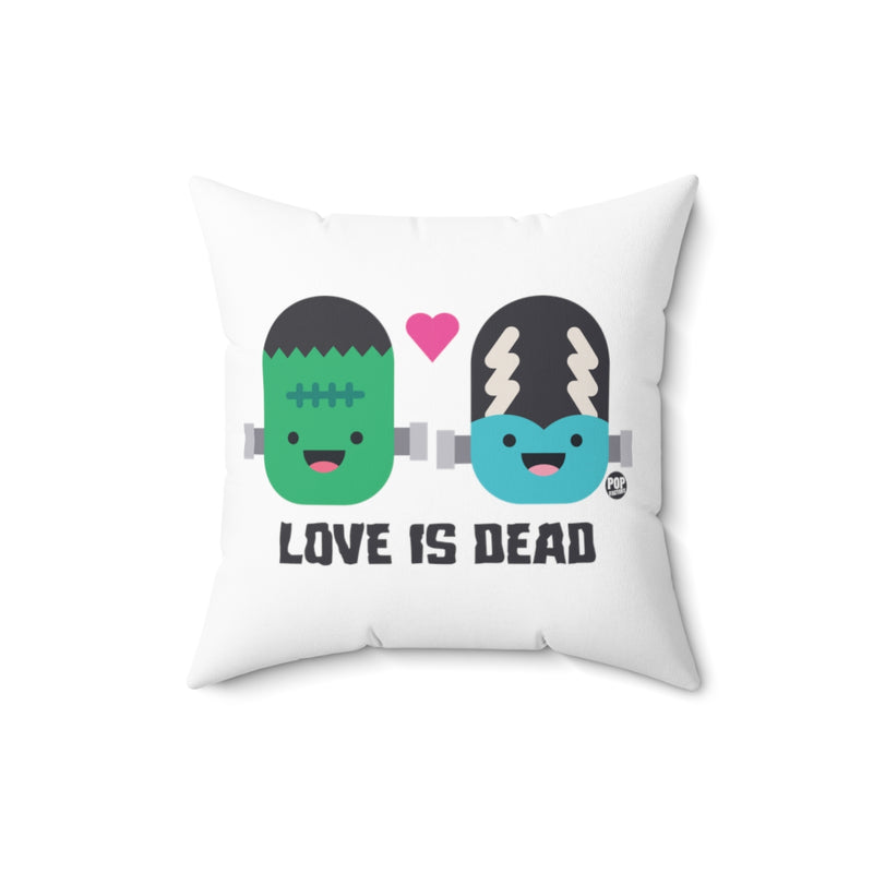 Load image into Gallery viewer, Love Is Dead Frankenstein Pillow
