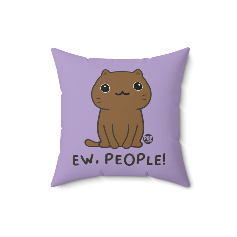 Load image into Gallery viewer, Ew People Cat Pillow
