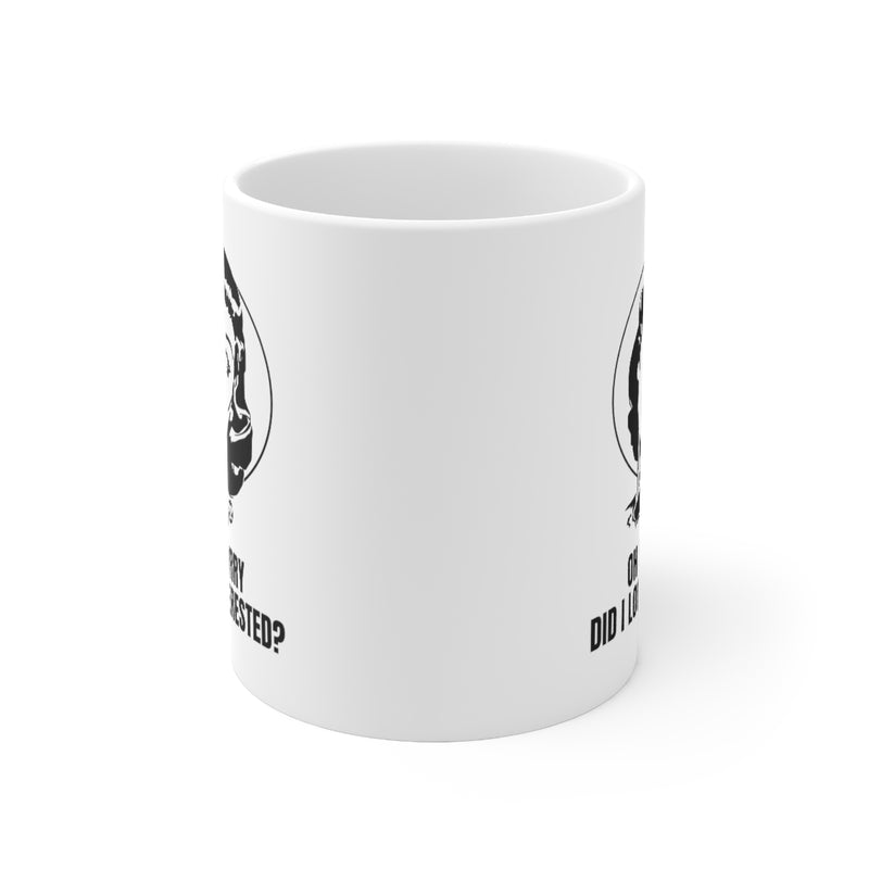 Load image into Gallery viewer, Didn&#39;t See Anything Cat Knife Mug
