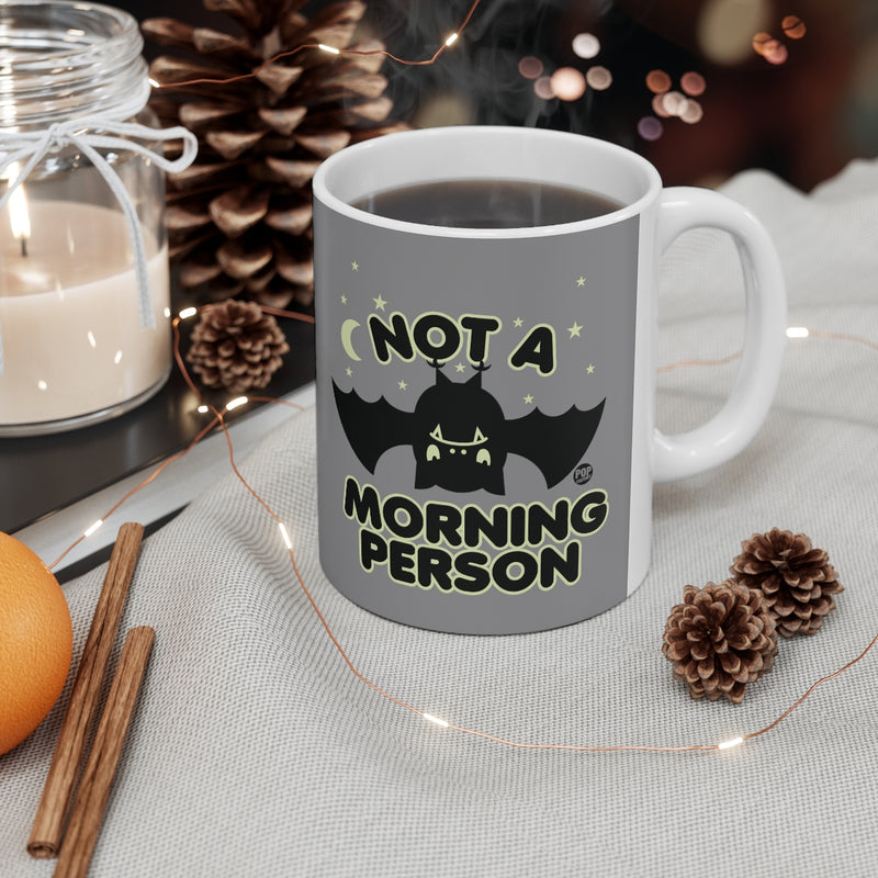 Load image into Gallery viewer, Not A Morning Person Bat Mug
