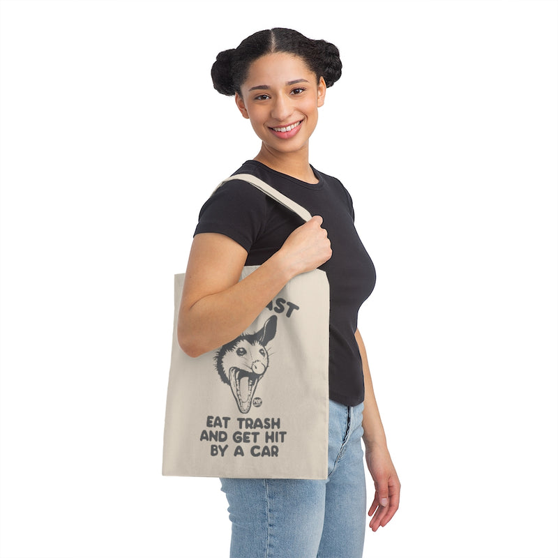 Load image into Gallery viewer, Live Fast Possum Tote
