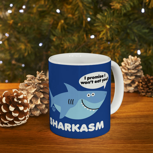 Sharkasm Coffee Mug