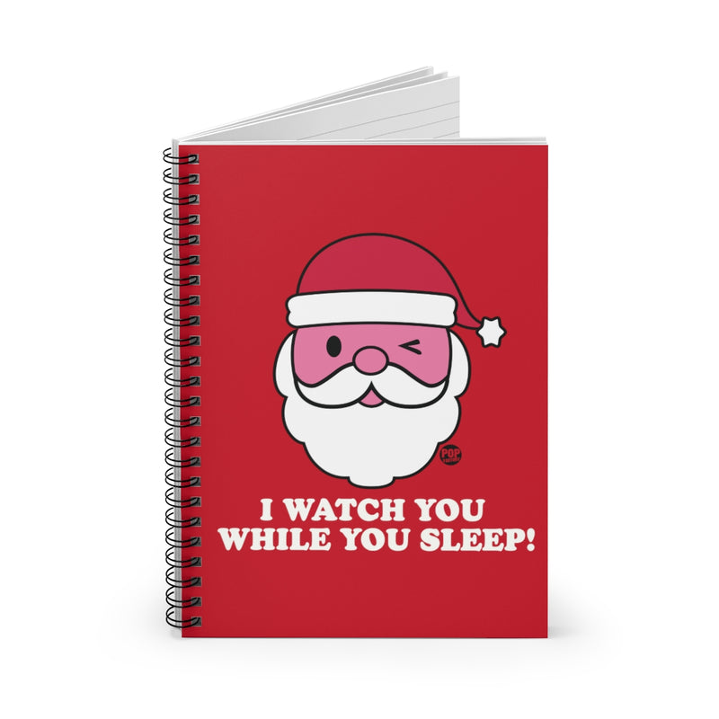 Load image into Gallery viewer, Santa Watch While You Sleep Notebook
