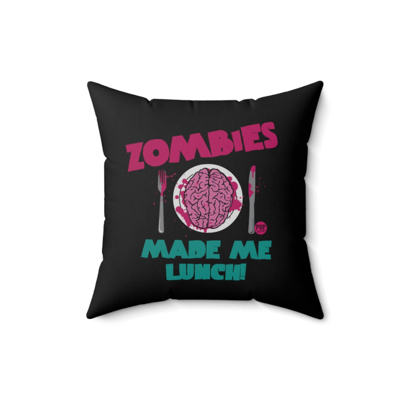 Load image into Gallery viewer, Zombies Made Lunch Pillow

