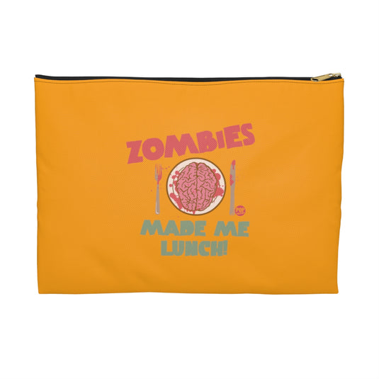 Zombies Made Lunch Zip Pouch