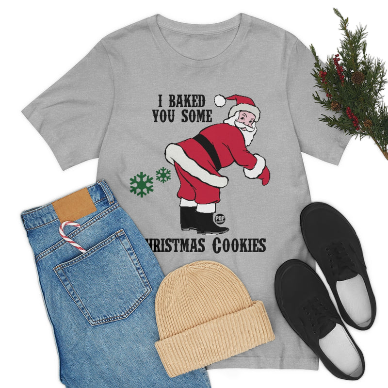 Load image into Gallery viewer, Santa Baked Xmas Cookies Fart Unisex Tee
