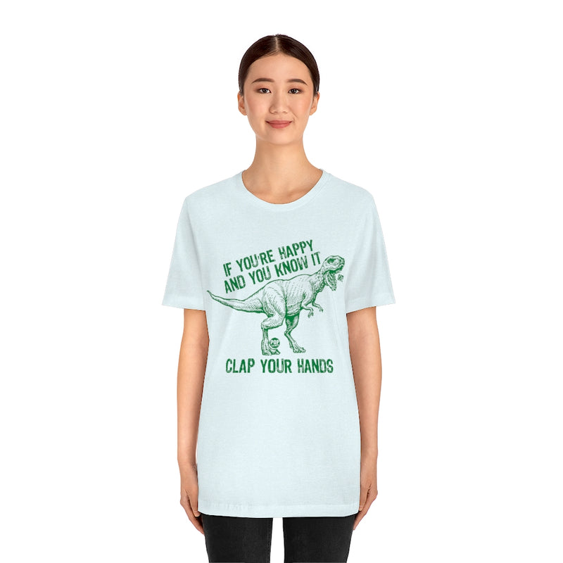 Load image into Gallery viewer, Clap Your Hands T Rex Unisex Tee
