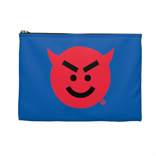 Devil Smiley Face Zip Pouch