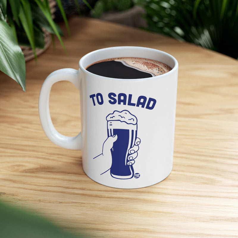 Load image into Gallery viewer, To Salad Beer Toast Mug
