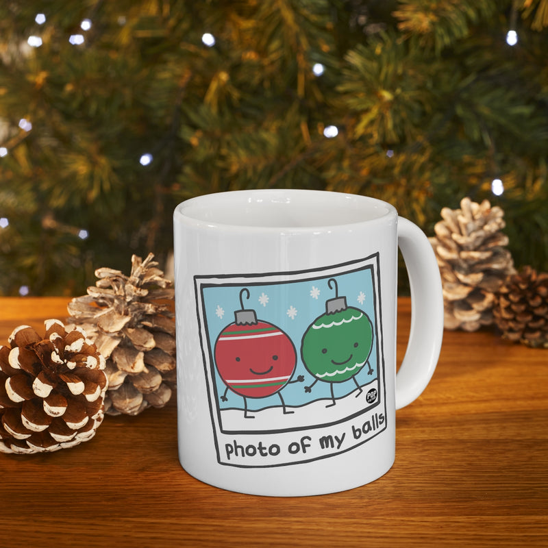 Load image into Gallery viewer, Photo Of My Balls Xmas Mug
