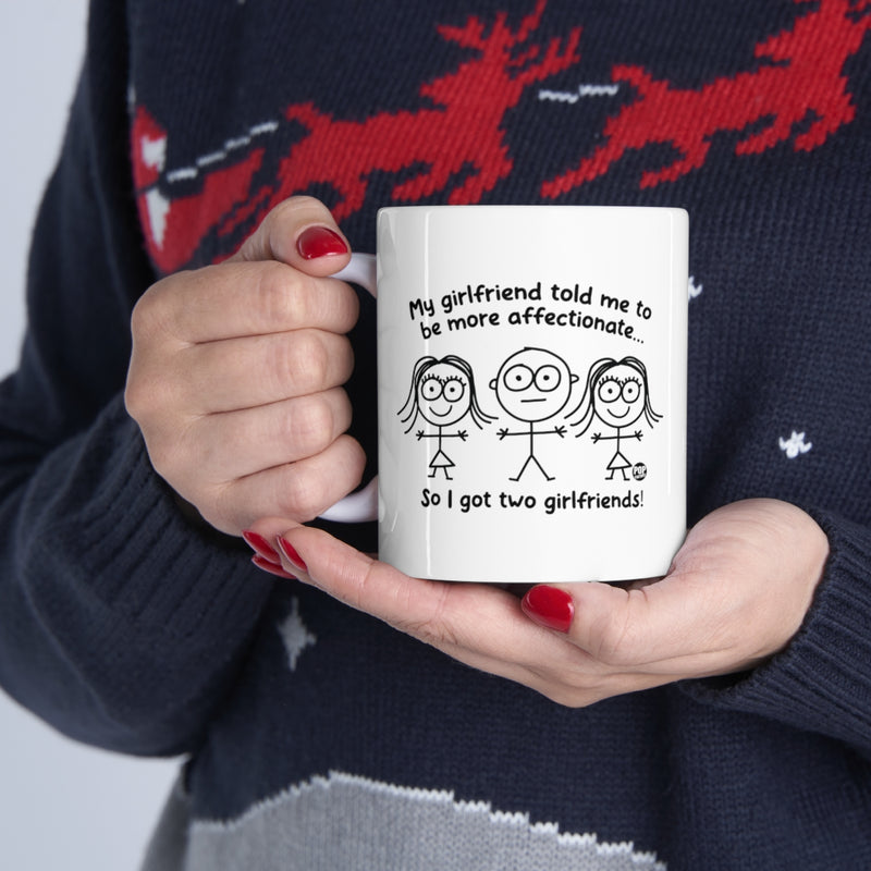 Load image into Gallery viewer, Two Girlfriends Boy Mug

