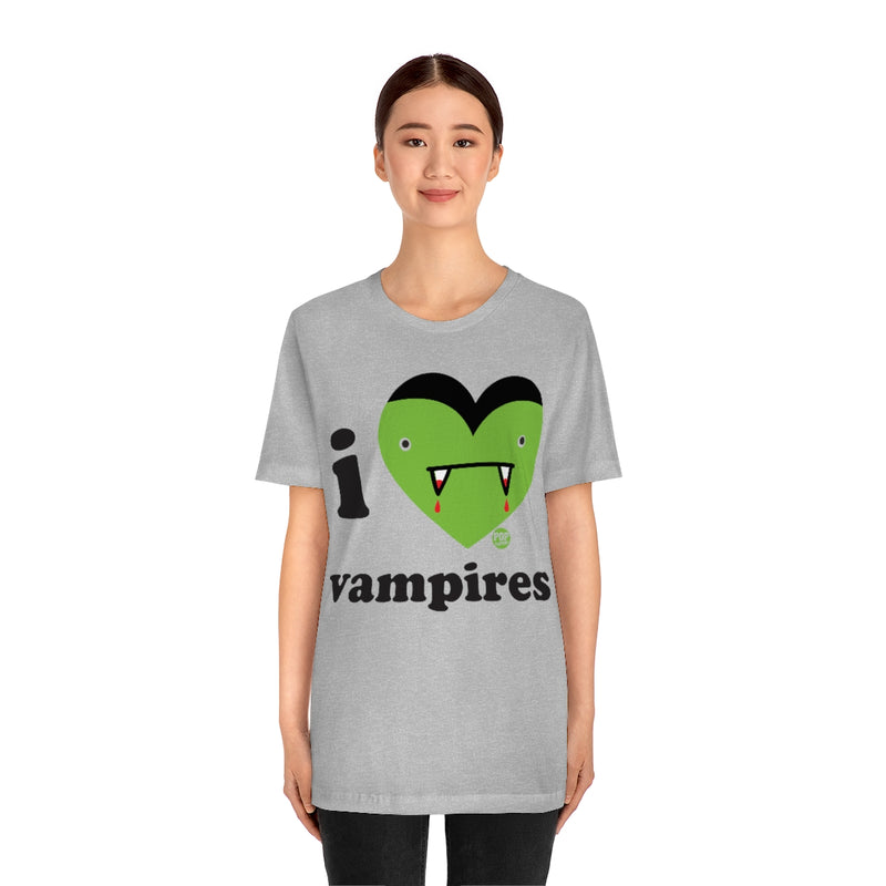 Load image into Gallery viewer, I Love Vampires Unisex Tee
