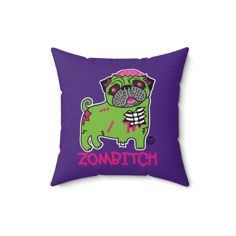Load image into Gallery viewer, Zombitch Pug Pillow
