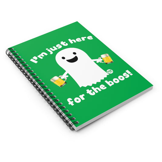 Here For Boos Ghost Notebook