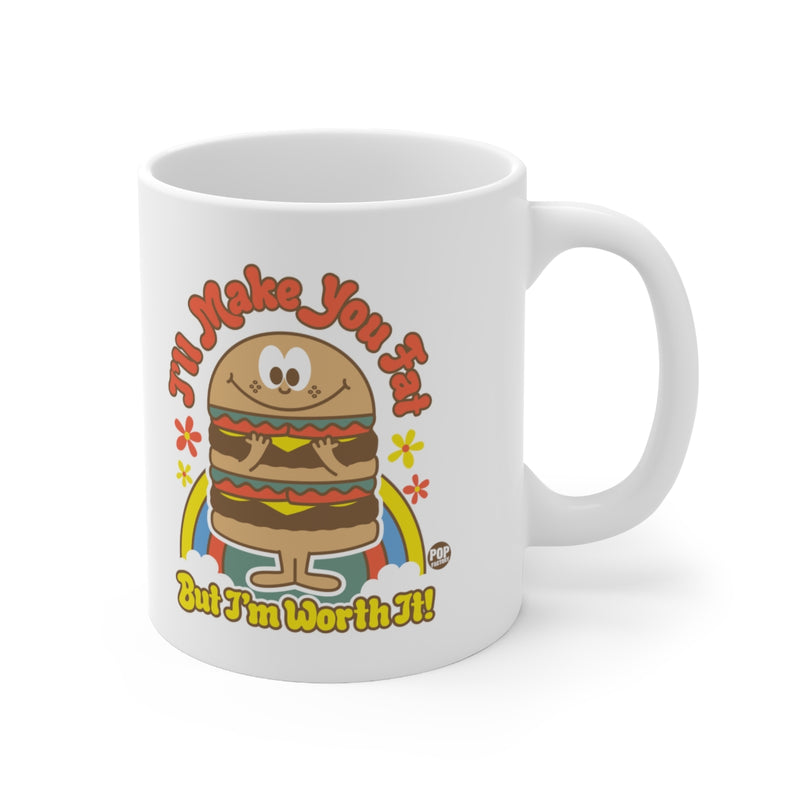 Load image into Gallery viewer, Funshine - I&#39;ll Make You Fat Burger Mug
