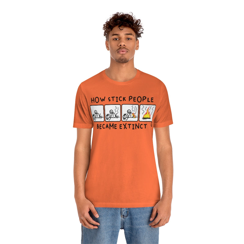 Load image into Gallery viewer, Stick People Extinct Unisex Tee
