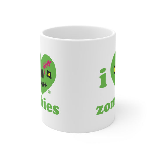I Love Zombies Mug