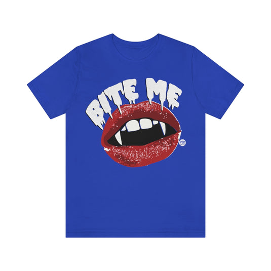 Bite Me Vampire Teeth Unisex Tee