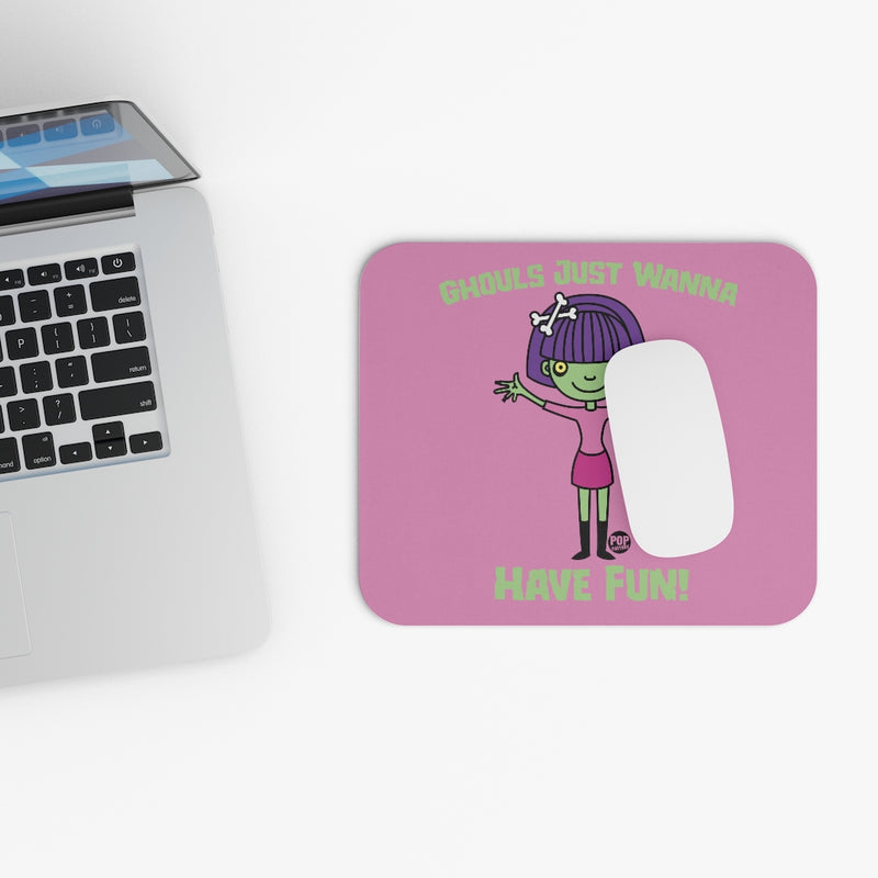 Load image into Gallery viewer, Ghouls Just Wanna Have Fun Mouse Pad
