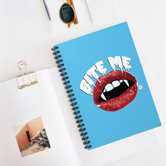 Bite Me Vampire Teeth Notebook