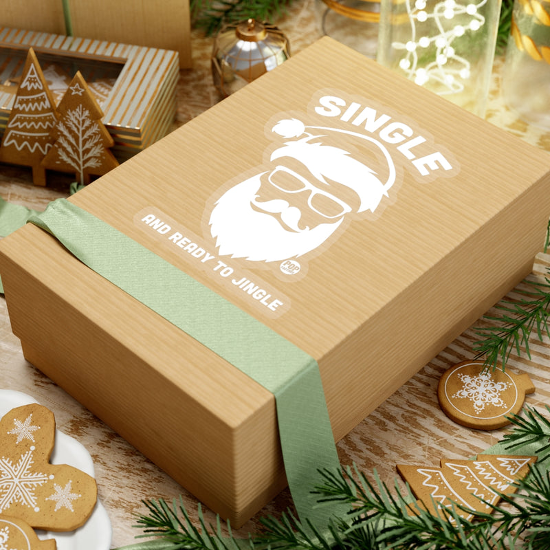 Load image into Gallery viewer, Single Ready Jingle Santa Sticker

