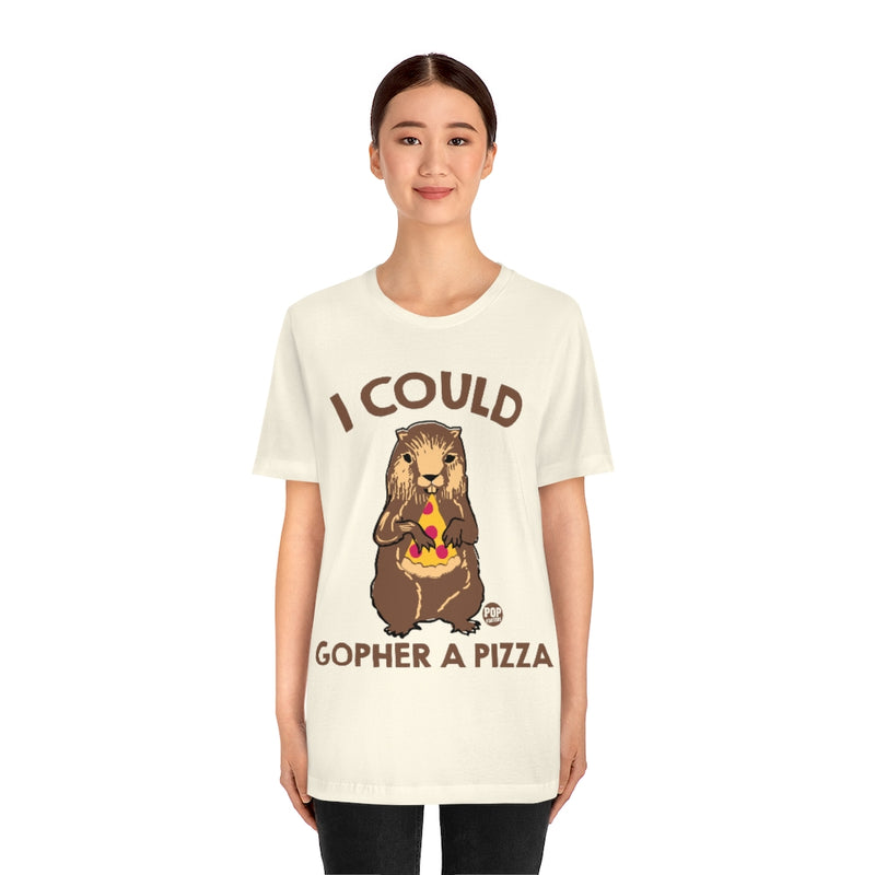Load image into Gallery viewer, Gopher A Pizza Unisex Tee
