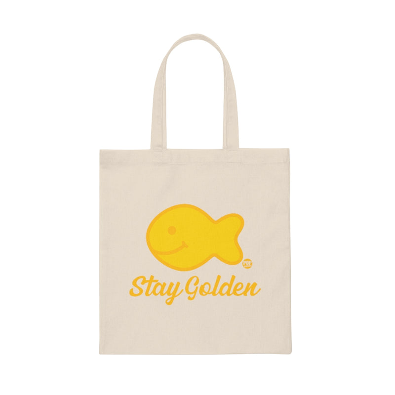 Load image into Gallery viewer, Stay Golden Goldfish Cracker Tote
