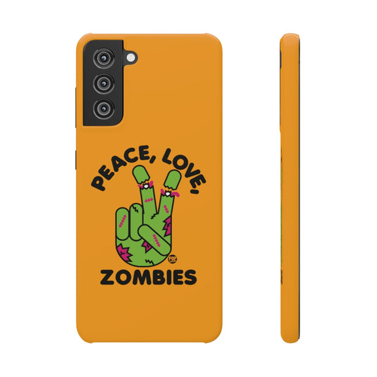 Peace Love Zombies Phone Case