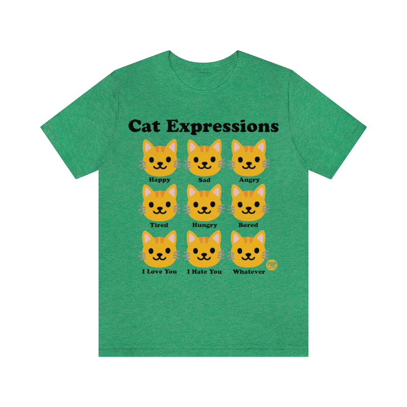 Load image into Gallery viewer, Cat Expressions Unisex Tee
