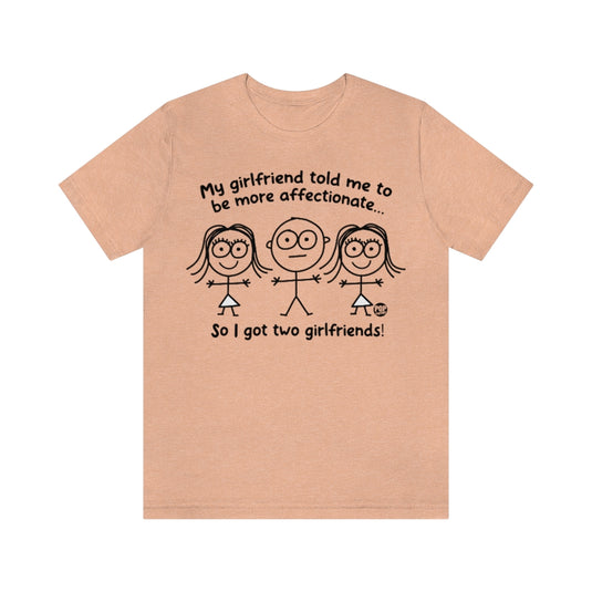 Two Girlfriends Boy Unisex Tee