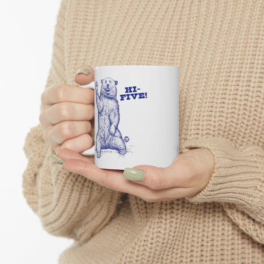 Hi Five Bear Mug